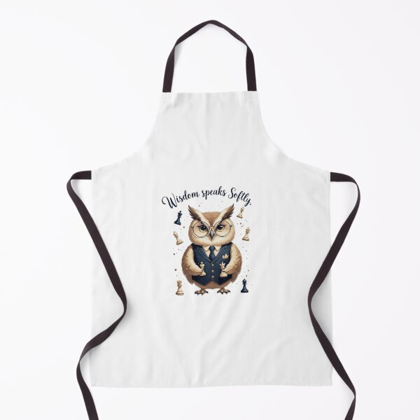 Item preview, Wisdom Speaks Softly Preppy Owl Chess Player Dark Academia designed and sold by AQUILAKREO.