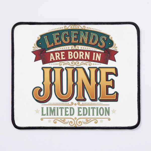 Item preview, Legends Are Born In June Limited Edition Vintage Birthday June Birthday designed and sold by ScaloArt.