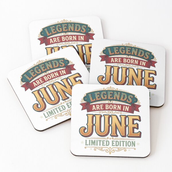 Item preview, Legends Are Born In June Limited Edition Vintage Birthday June Birthday designed and sold by ScaloArt.