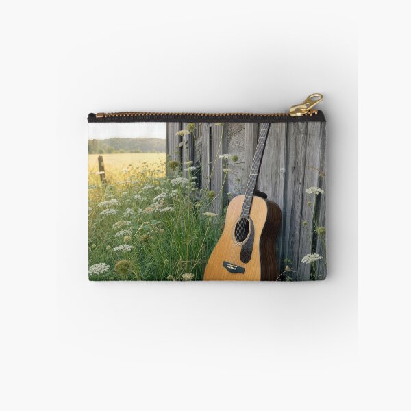 Item preview, Acoustic Guitar Leaning on an Old Barn designed and sold by Maria Dryfhout.