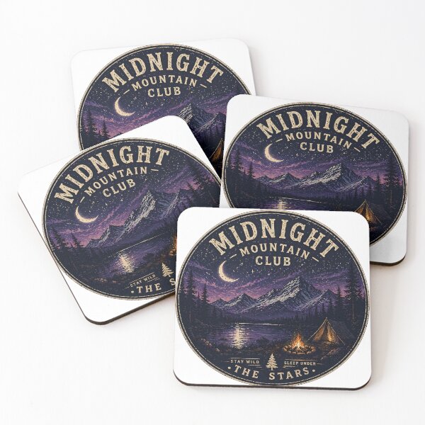 Item preview, Midnight Mountain Club Shirt, Stargazing Camping Tee, Night Hiking Shirt, Mountain Night Sky T-Shirt, Outdoor Aesthetic Tee, Nature Lover Gift designed and sold by Arjay Graphic Design.