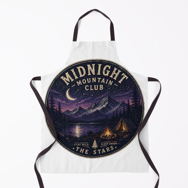 Item preview, Midnight Mountain Club Shirt, Stargazing Camping Tee, Night Hiking Shirt, Mountain Night Sky T-Shirt, Outdoor Aesthetic Tee, Nature Lover Gift designed and sold by Arjay Graphic Design.