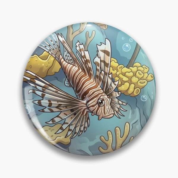 Item preview, Aquarium Lion Fish designed and sold by LaurenNBrown.
