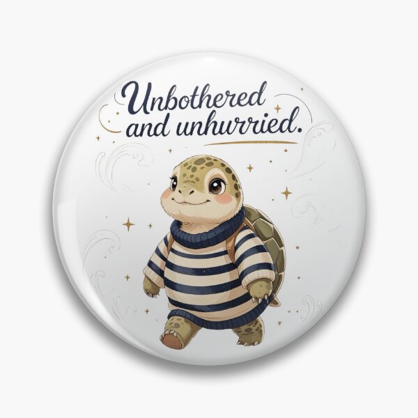 Item preview, Unbothered And Unhurried Preppy Sea Turtle Nautical Aesthetic designed and sold by AQUILAKREO.