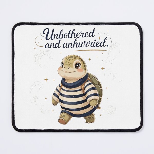 Item preview, Unbothered And Unhurried Preppy Sea Turtle Nautical Aesthetic designed and sold by AQUILAKREO.
