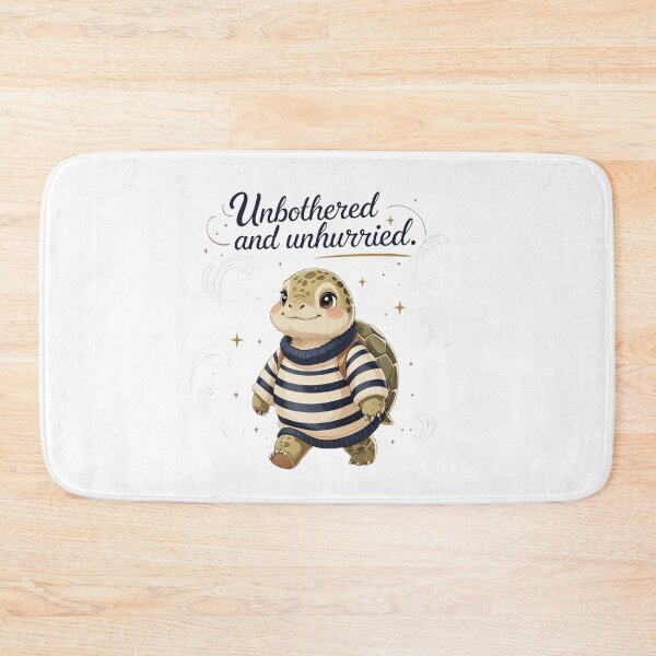 Item preview, Unbothered And Unhurried Preppy Sea Turtle Nautical Aesthetic designed and sold by AQUILAKREO.