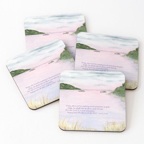 Item preview, Encouragement Isaiah 30:18 designed and sold by Diane Hall Watercolors.