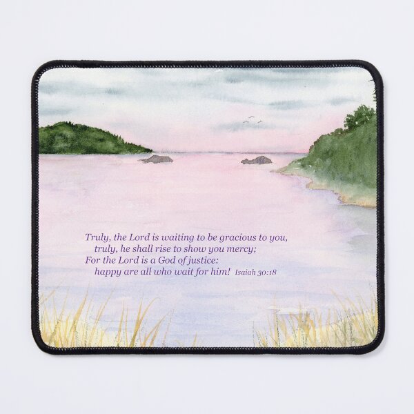 Item preview, Encouragement Isaiah 30:18 designed and sold by Diane Hall Watercolors.