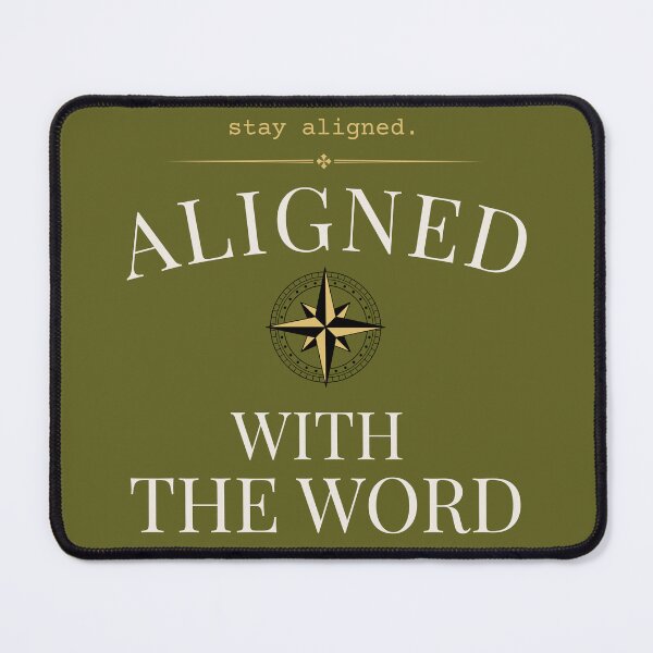 Item preview, Aligned With the Word Christian Design | Message Believer Design designed and sold by TheDazedDreamer.