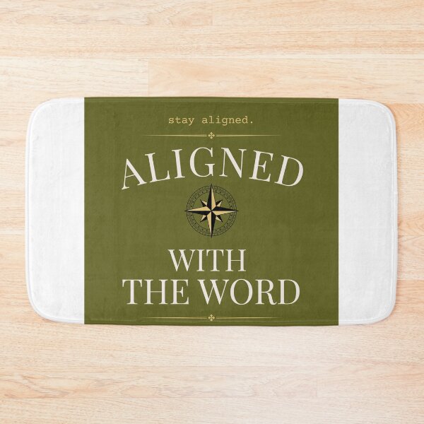 Item preview, Aligned With the Word Christian Design | Message Believer Design designed and sold by TheDazedDreamer.
