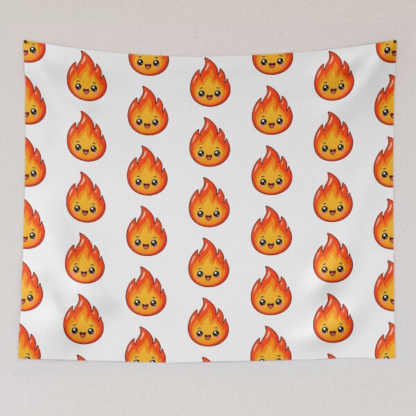Item preview, Kawaii flame designed and sold by Collection Touillette.