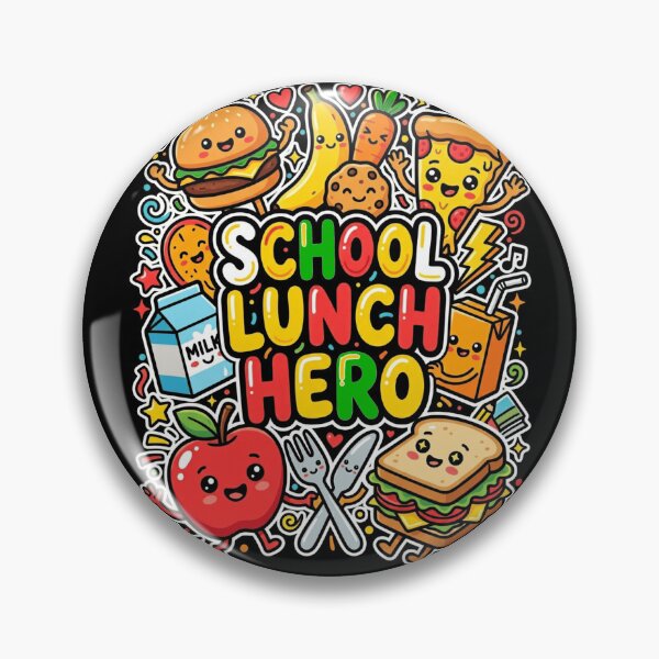 Item preview, School Lunch Hero Cafeteria Worker Appreciation Gift Funny Food Design designed and sold by Maniutek.