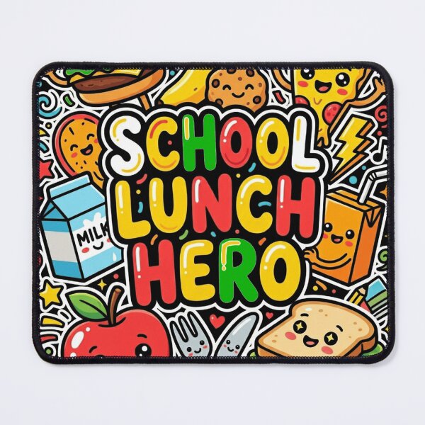 Item preview, School Lunch Hero Cafeteria Worker Appreciation Gift Funny Food Design designed and sold by Maniutek.