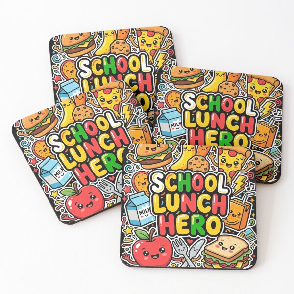 Item preview, School Lunch Hero Cafeteria Worker Appreciation Gift Funny Food Design designed and sold by Maniutek.