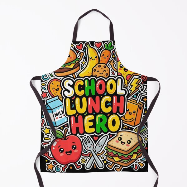 Item preview, School Lunch Hero Cafeteria Worker Appreciation Gift Funny Food Design designed and sold by Maniutek.