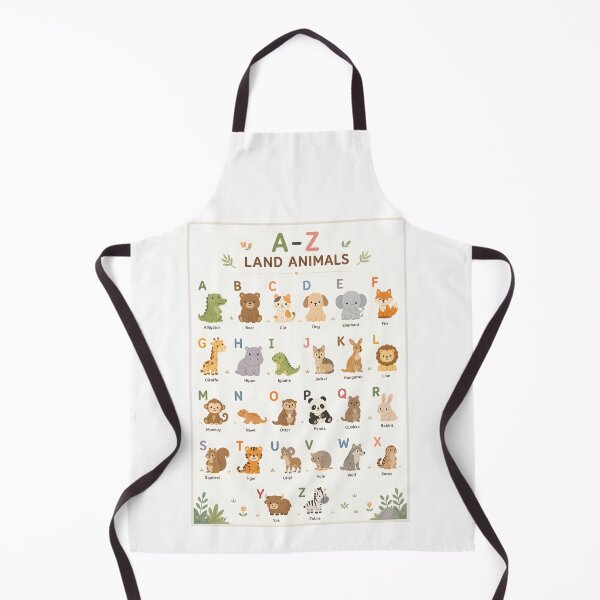 Item preview, Colorful Kids Alphabet Animals A-Z Collection designed and sold by CosmoPixelArts.