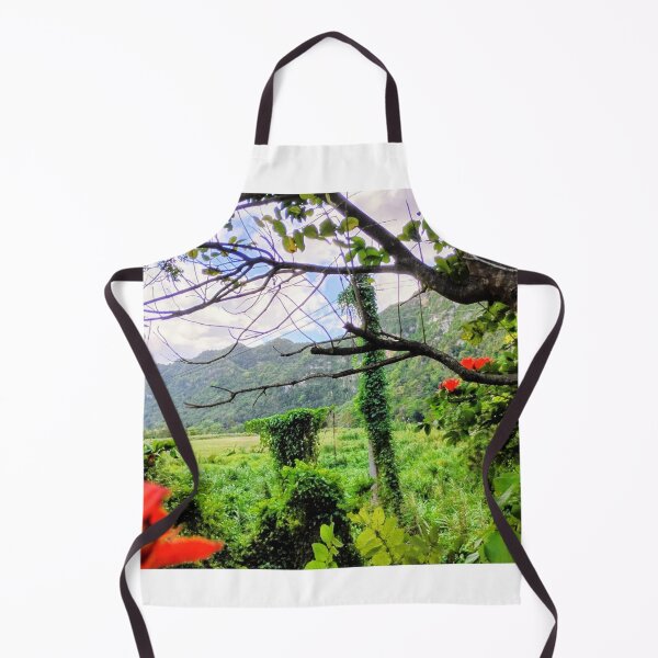 Item preview, Flowered View of the Mountains designed and sold by The Bori Effect.