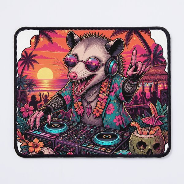 Item preview, Possum Beach Party Sticker designed and sold by Imaginarium of Chaos falcon88 .