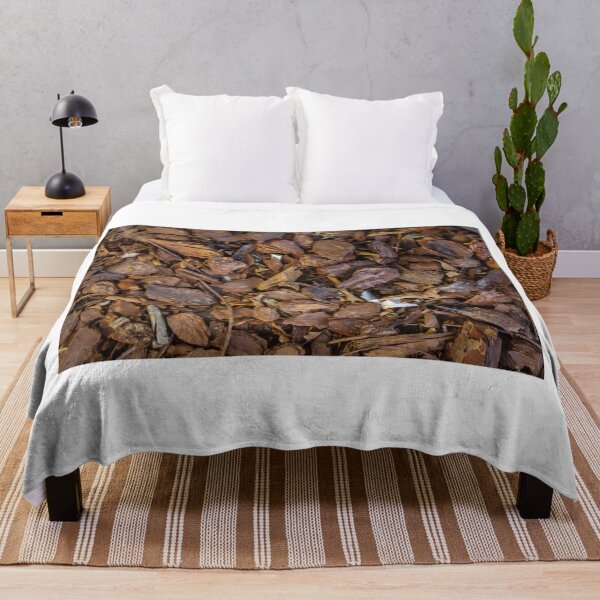 Item preview, Bark Mulch And Wood Chips Garden Ground Cover For Landscaping With Natural Brown Texture designed and sold by Nmallia.