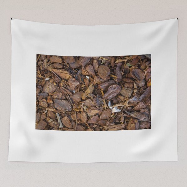 Item preview, Bark Mulch And Wood Chips Garden Ground Cover For Landscaping With Natural Brown Texture designed and sold by Nmallia.