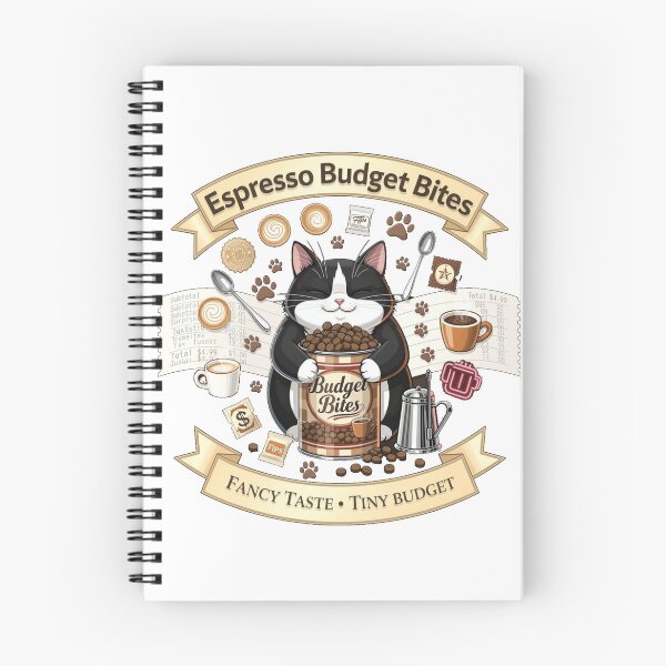 Item preview, Espresso Budget Bites Funny Coffee Cat Aestheticc Gifts designed and sold by YMLux.