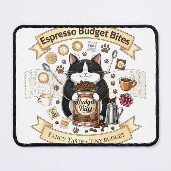Item preview, Espresso Budget Bites Funny Coffee Cat Aestheticc Gifts designed and sold by YMLux.
