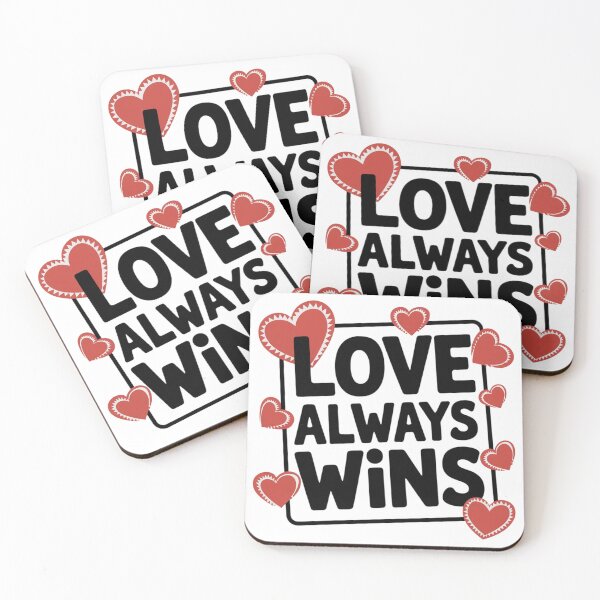 Item preview, LOVE ALWAYS WINS designed and sold by 123ks.