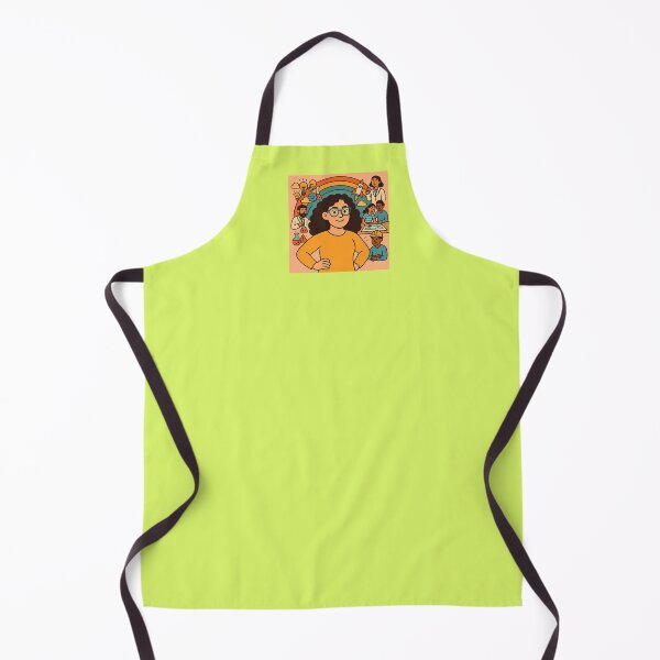 Item preview, Live urgently - Nerdy curly girl with a rainbow of scientists designed and sold by gre47.