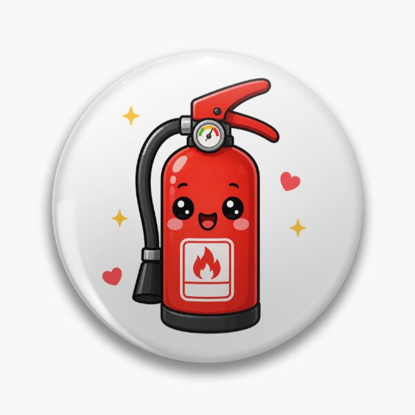 Item preview, Kawaii fire extinguisher designed and sold by Collection Touillette.