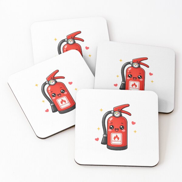 Item preview, Kawaii fire extinguisher designed and sold by Collection Touillette.