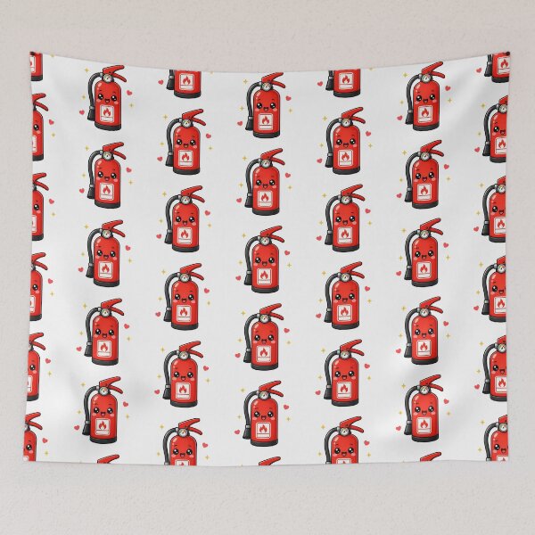 Item preview, Kawaii fire extinguisher designed and sold by Collection Touillette.
