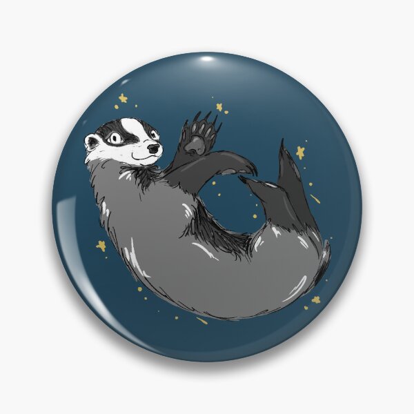 Item preview, Floating Badger in Space designed and sold by Antiope33.
