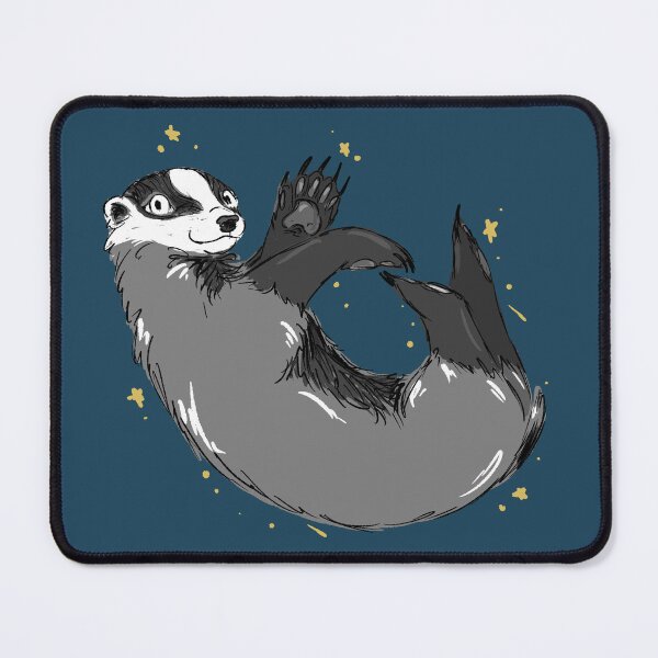 Item preview, Floating Badger in Space designed and sold by Antiope33.