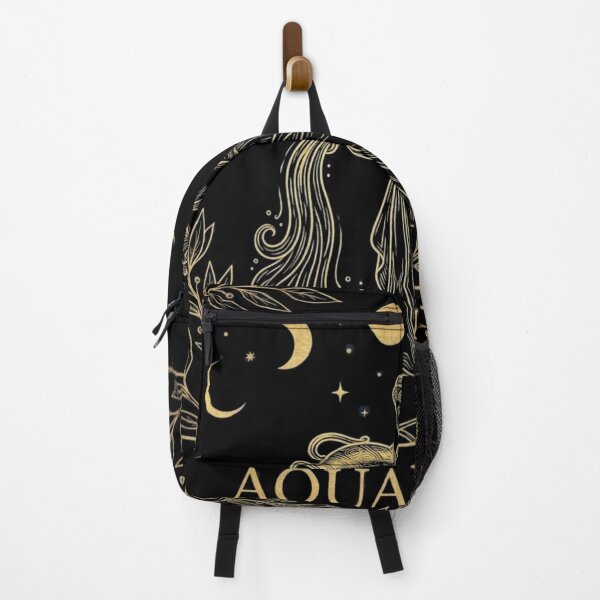 Item preview, Aquarius Zodiac Gold Celestial Water Bearer - Dark Academia Style designed and sold by AMS.