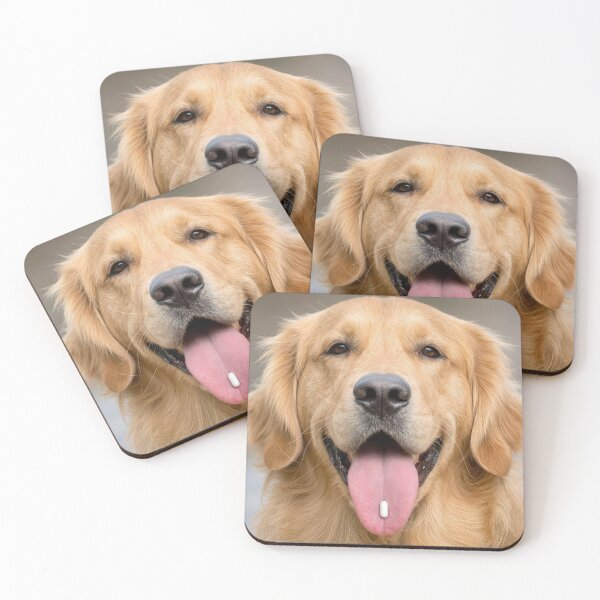 Item preview, Golden Retriever with a Pill on its Tongue designed and sold by Maria Dryfhout.