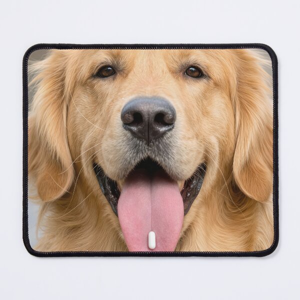 Item preview, Golden Retriever with a Pill on its Tongue designed and sold by Maria Dryfhout.