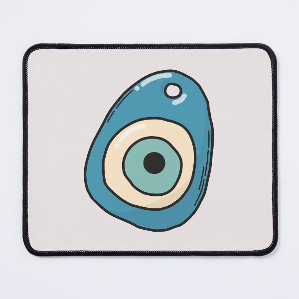 Item preview, Evil Eye Nazar Charm — Blue Boho Amulet Illustration designed and sold by Artsy Corner.