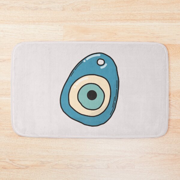 Item preview, Evil Eye Nazar Charm — Blue Boho Amulet Illustration designed and sold by Artsy Corner.