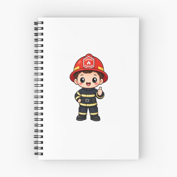 Item preview, Kawaii firefighter designed and sold by Collection Touillette.