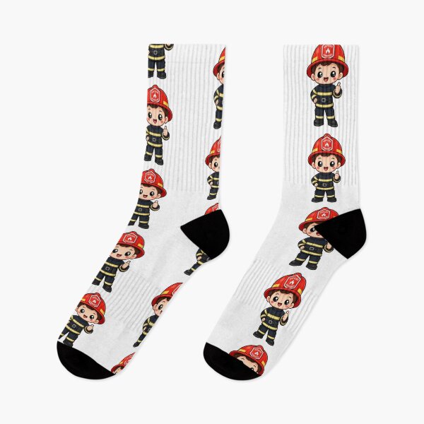 Item preview, Kawaii firefighter designed and sold by Collection Touillette.