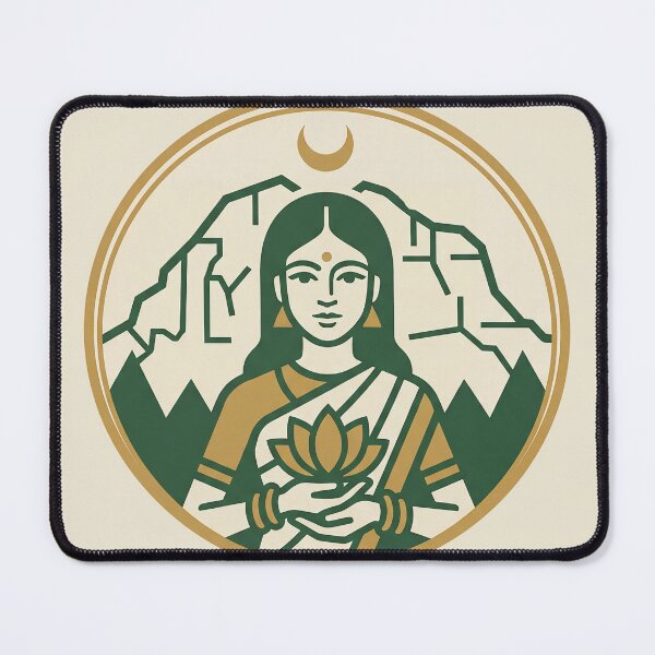 Item preview,  Parvati -  Lotus & Mountains designed and sold by DreamCapsules.