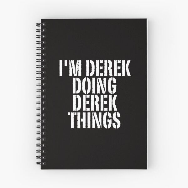 Item preview, I'M DEREK DOING DEREK THINGS Shirt Funny Christmas Gift Idea designed and sold by WeirdlyRare.