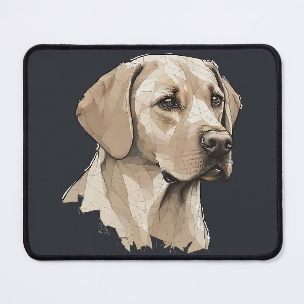 Item preview, Geometric Golden Retriever – Modern Pet Art designed and sold by Tklezardesigns.
