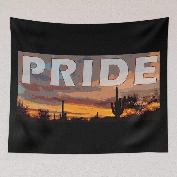 Item preview, PRIDE At Sunset - Arizona Desert designed and sold by Qweird Artistry.