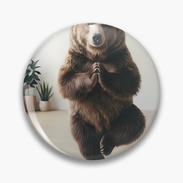 Item preview, Yoga Bear designed and sold by AW_AcceptTheWorld.