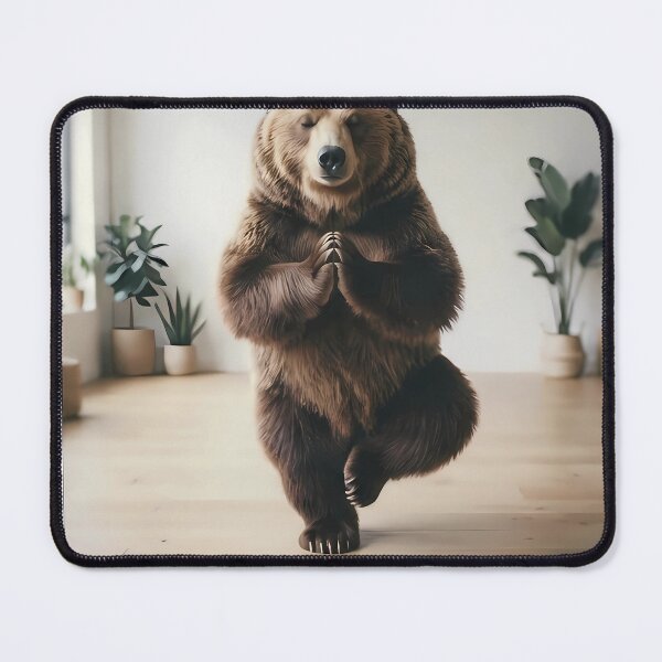 Item preview, Yoga Bear designed and sold by AW_AcceptTheWorld.