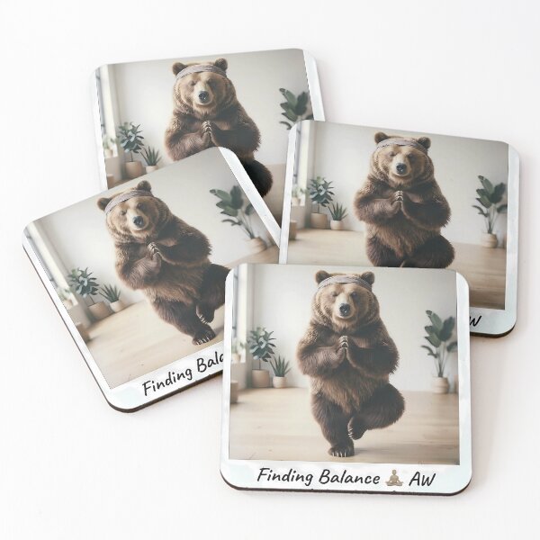 Item preview, Yoga Bear designed and sold by AW_AcceptTheWorld.