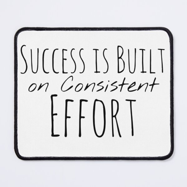Item preview, Success is Built on Consistent Effort – Persistence Affirmation designed and sold by Camila Ardila.
