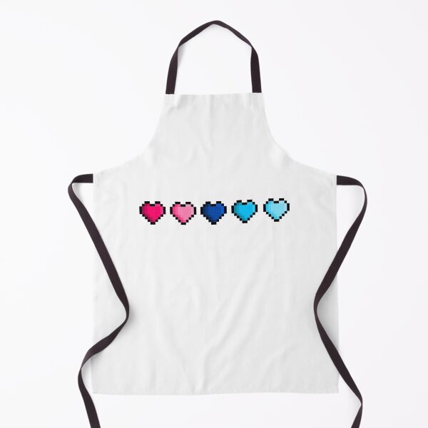 Item preview, Pixel Omnisexual Pride Flag Hearts designed and sold by HarveyHandcraftsandDesigns.