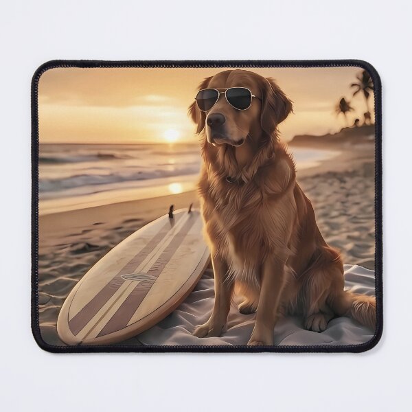Item preview, Surfer Retriever designed and sold by AW_AcceptTheWorld.